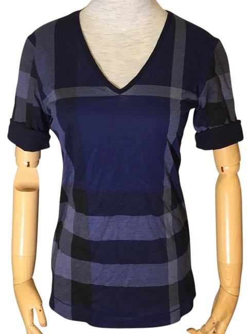 Burberry Navy Blue Reversible Tee Shirt8 M