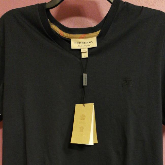 Burberry Navy V neck Men Jadford Tee Shirt8 M