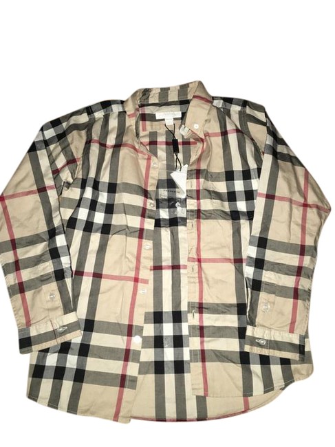 Burberry Neutral Kid Button down Top10 M