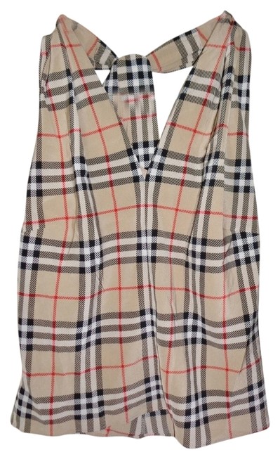 Burberry Nova Check Scarf Blouse6 S