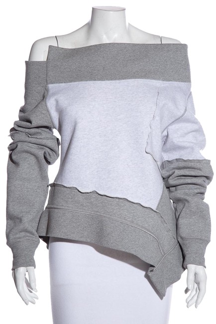 Burberry Off shoulder Gray Sweater