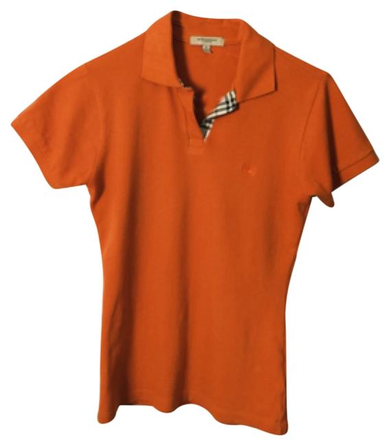 Burberry Orange Blouse0 XS