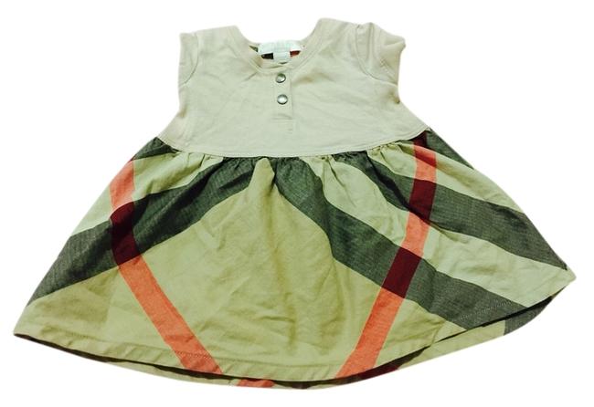 Burberry Pink Plaid Formal Dress0 XS