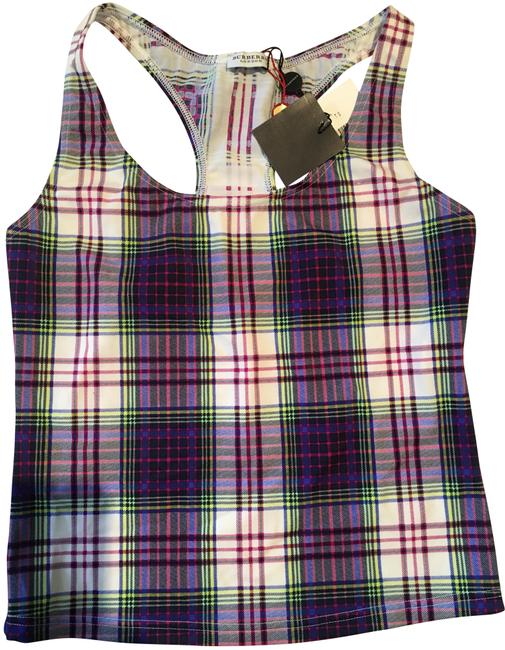 Burberry Plaid Purple Racer Activewear Top4 S, 27