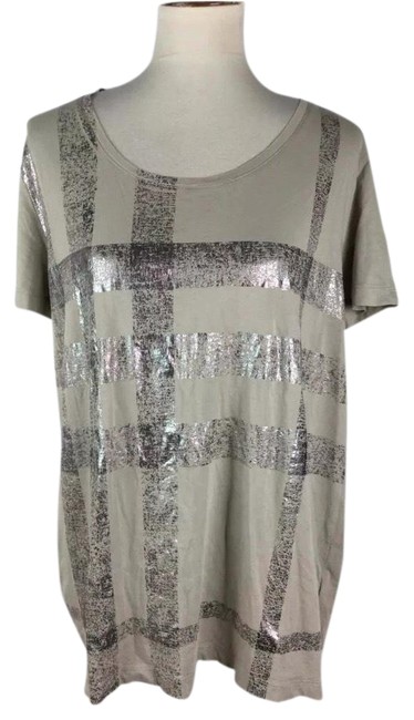 Burberry Platinum Short Sleeve Blouse16 XL, Plus 0x