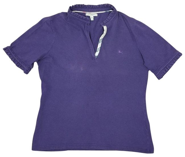 Burberry Purple Large London Style Womens Tee Shirt12 L