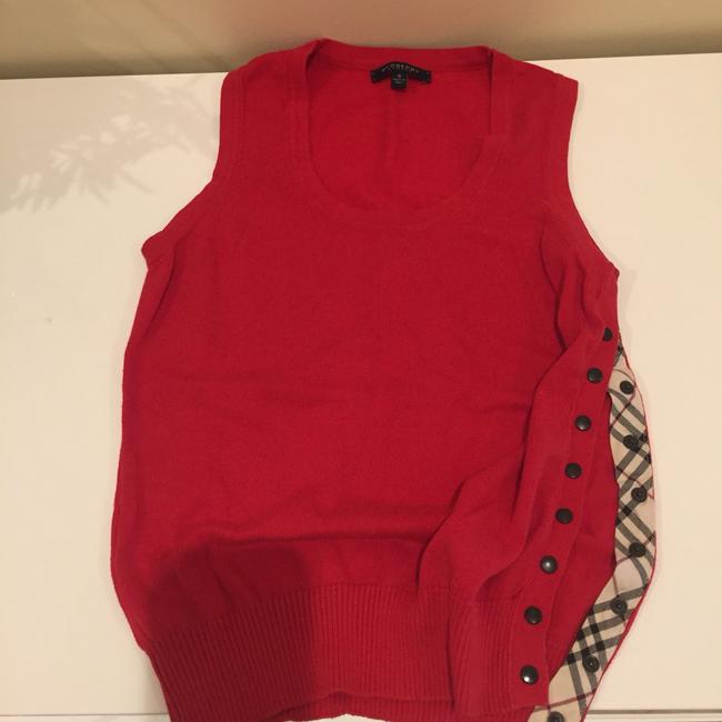 Burberry Red Blouse4 S