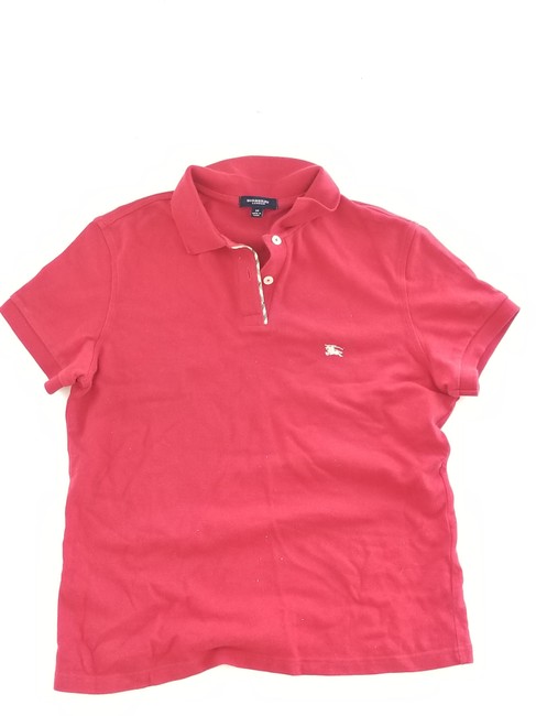 Burberry Red Polo Tee Shirt8 M
