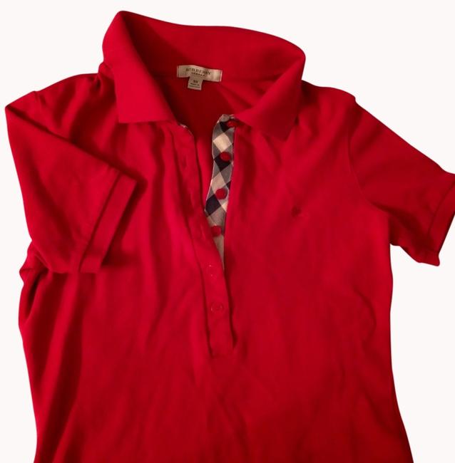 Burberry Red Tee Shirt0 XS