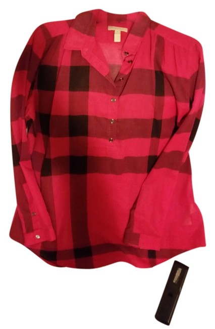 Burberry RedBlack Blouse8 M