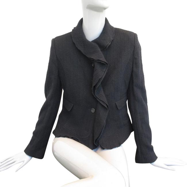 Burberry Ruffled Cardigan Sweater