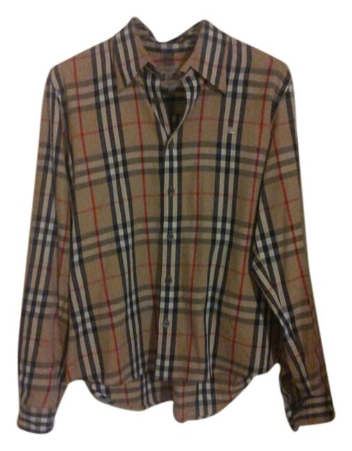 Burberry Signature Pattern Button down Top8 M