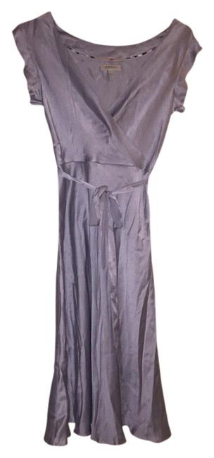 Burberry Silver Grey Mid length Cocktail Dress8 M