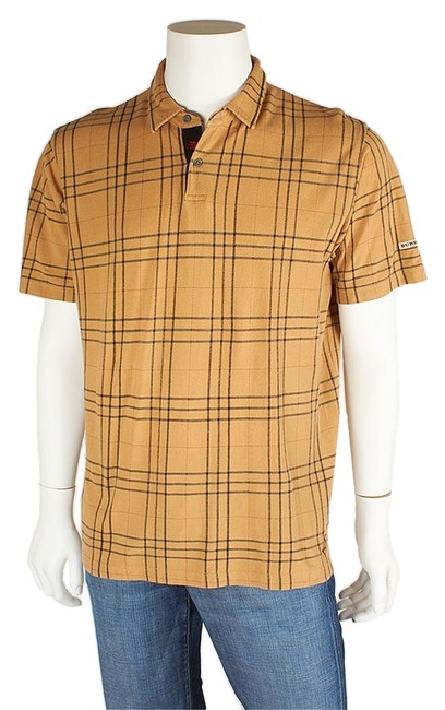Burberry L Golf Cotton Tee42596 Tan Multi color Top
