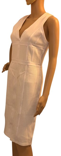 Burberry V neck Viscose Mid length WorkOffice Dress8 M