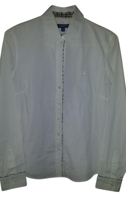 Burberry White Blouse10 M