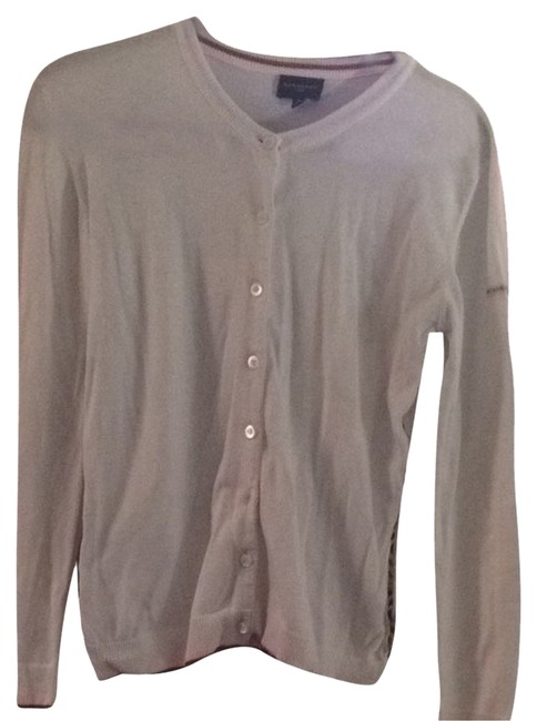 Burberry White Cardigan8 M