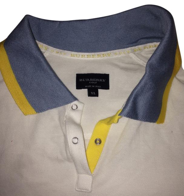 Burberry White XL Golf ***junior Activewear Top16 XL, Plus 0x