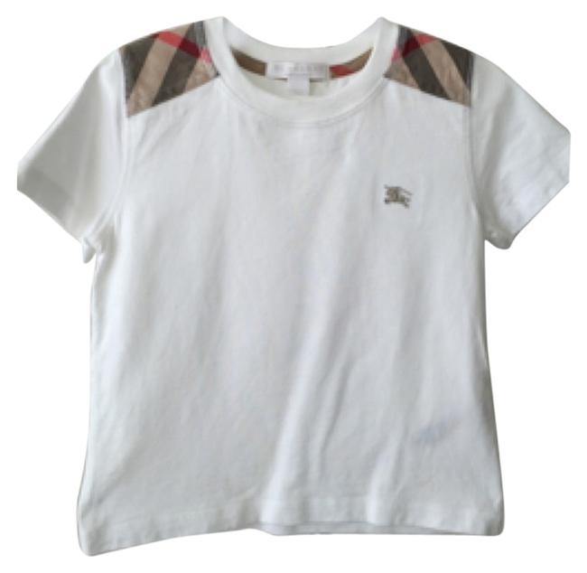 Burberry White Kids T shirt Tee Shirt4 S
