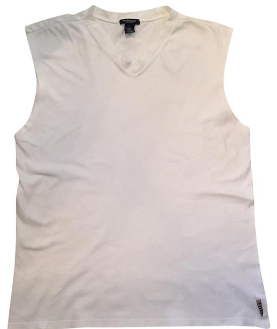 Burberry White Mens Tank TopCami12 L