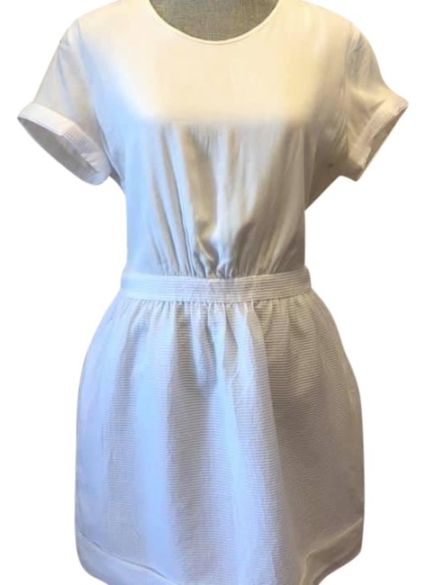 Burberry White Summer Short Casual Dress8 M