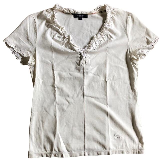 Burberry White Tee Shirt0 XS