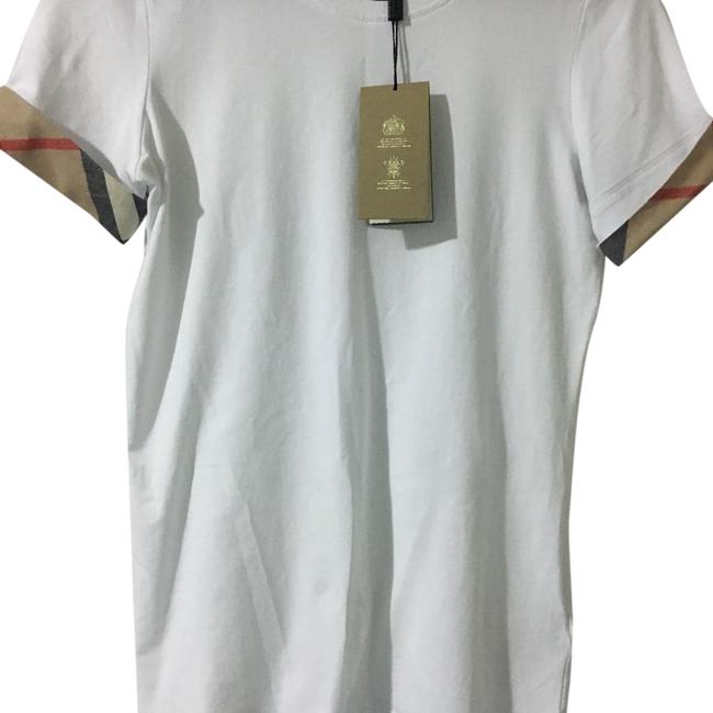 Burberry White Tee Shirt4 S
