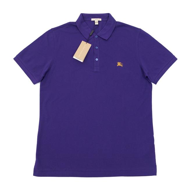 Burberry Windsor Purple Jersey Cotton jersey Polo Mens Tee Shirt16 XL, Plus 0x