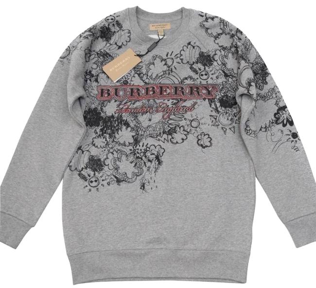 Burberry Womens Pale Grey Melange Sweater