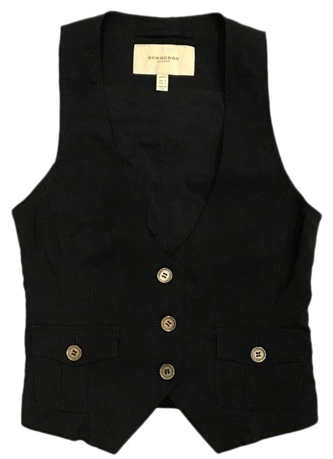 Burberry Wool Vest Black Top