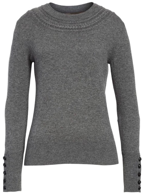 Burberry XL Cashmere Knit Gray Sweater