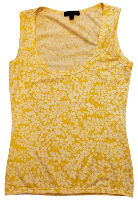 Burberry Yellow Floral Tank TopCami4 S