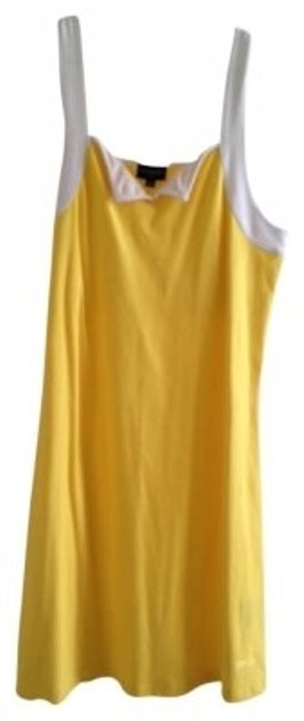 Burberry Yellow Golf Above Knee Short Casual Dress12 L