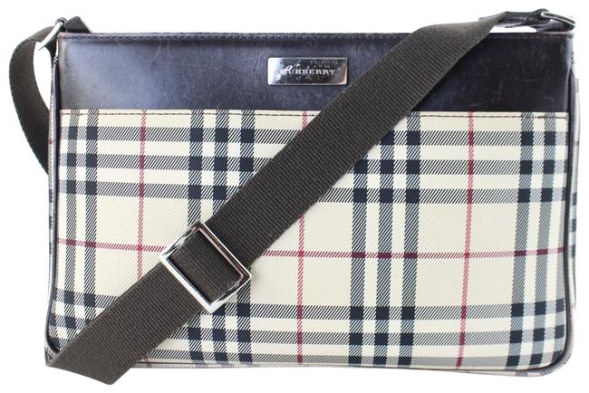 Burberry 13bur0131 Nova Check Canvas X Leather Cross Body Bag