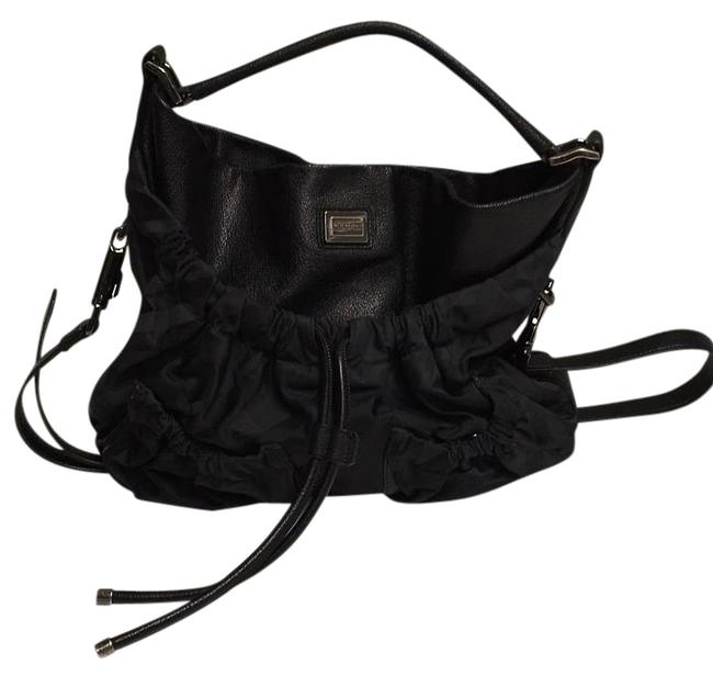 Burberry 3467704 Black Leather Hobo Bag