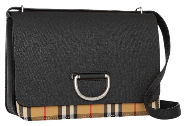 Burberry 40766591 Black Goat Leather Cross Body Bag