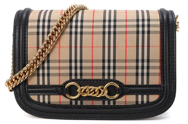 Burberry 40801851 Black Cotton Cross Body Bag