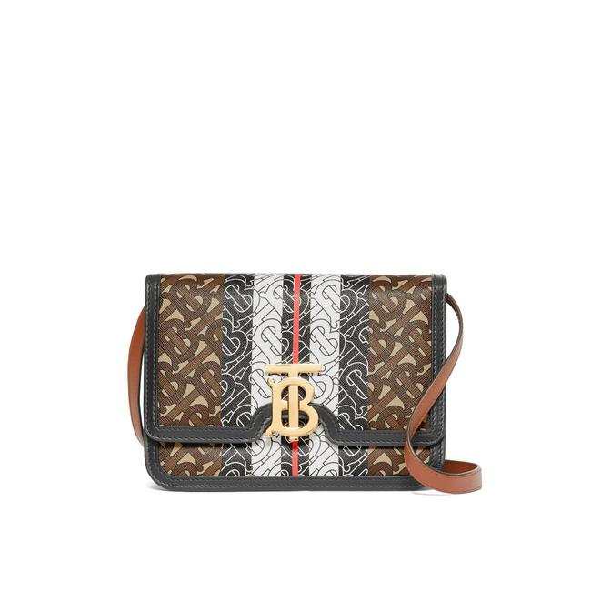 Burberry 80193361 Monogram Canvas Cross Body Bag
