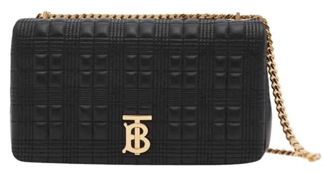 Burberry 80217011 Black Lambskin Cross Body Bag