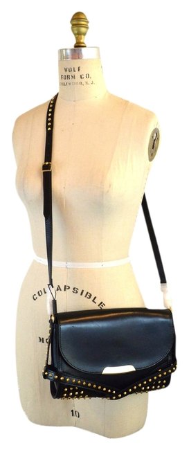 Burberry Abbott Black Leather Cross Body Bag