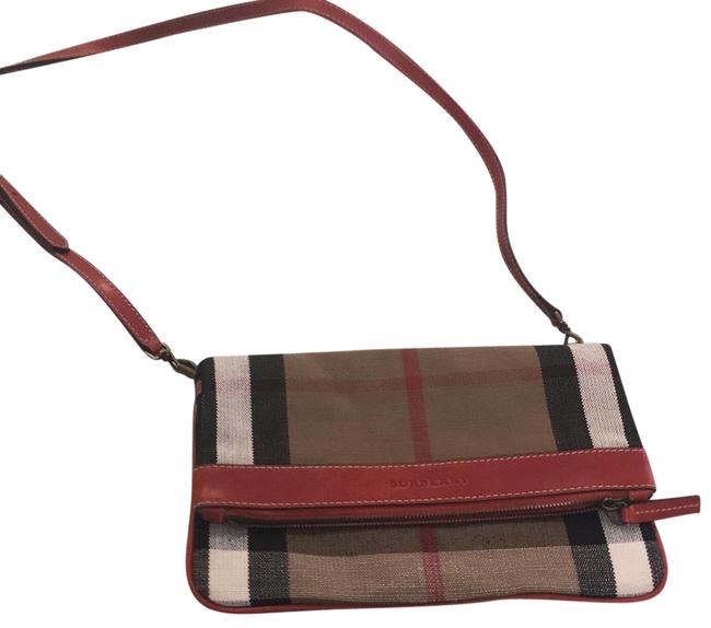 Burberry Adeline Red Check Cross Body Bag