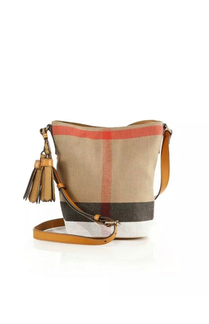 Burberry Ashby Mini Canvas and Leather Cross Body Bag