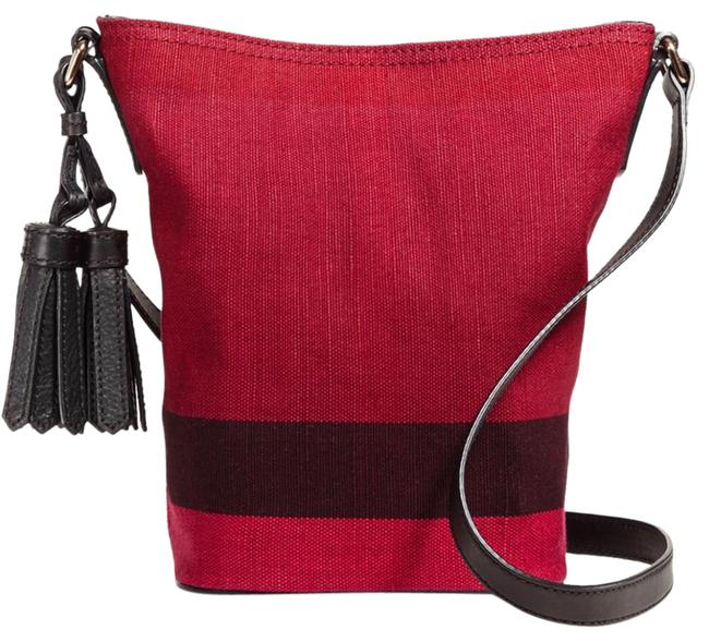 Burberry Ashby Plum Red Cross Body Bag