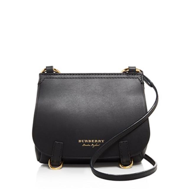 Burberry Baby Bridle Saddle Black Cross Body Bag