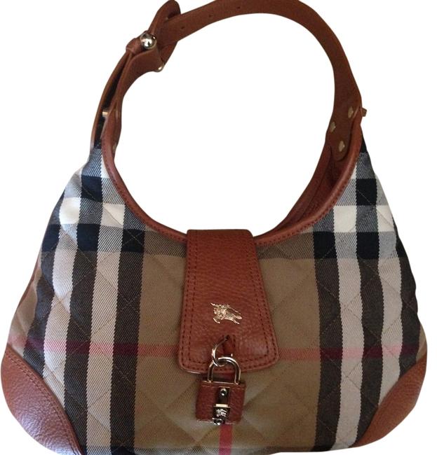 Burberry Beige Cloth Hobo Bag