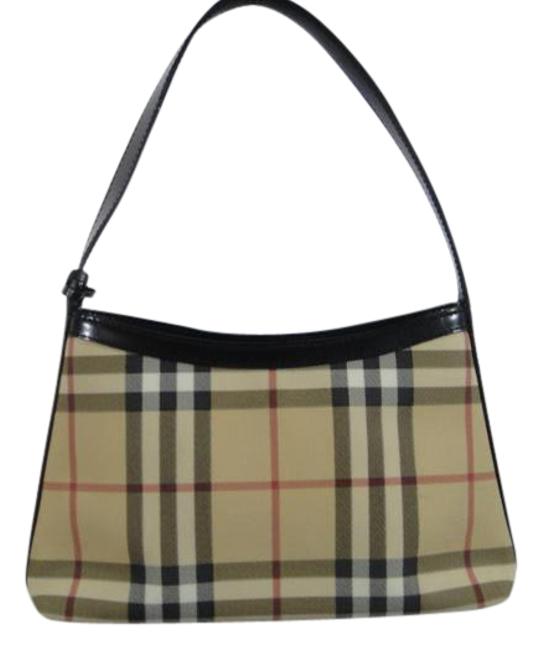 Burberry Beige PvcLeather Hobo Bag