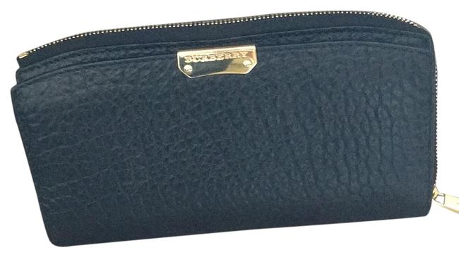 Burberry Black Genuine Leather Clutch