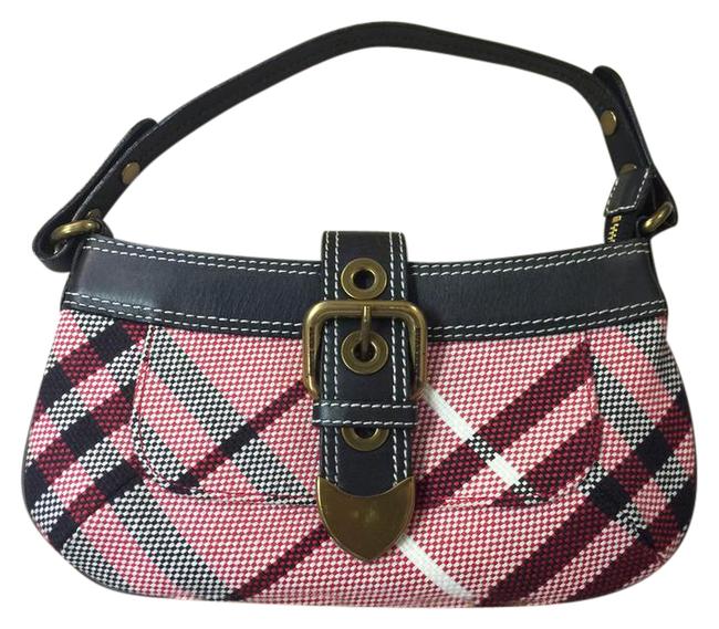 Burberry Black Leather Fabrics Clutch