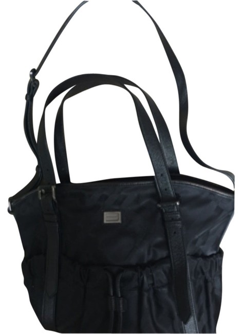 Burberry Black LeatherNylon Cross Body Bag