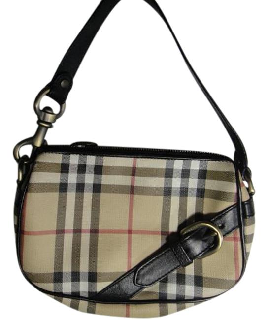 Burberry Black PvcLeather Clutch